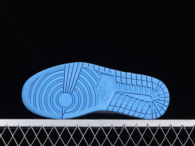 All categories Air Jordan Jordan series basketball shoes Air Jordan 1 Mid Air Jordan 1 Mid "University Blue" AJ1 Joe 1 gray North Carolina color China basketball shoes DX9276-100